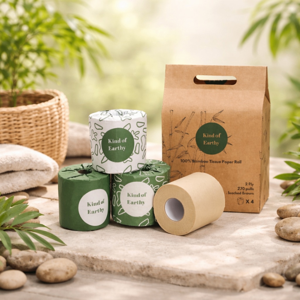 Buy Bamboo Facial Tissue Paper Box, 2-Ply, 100 Pulls per Box, Soft