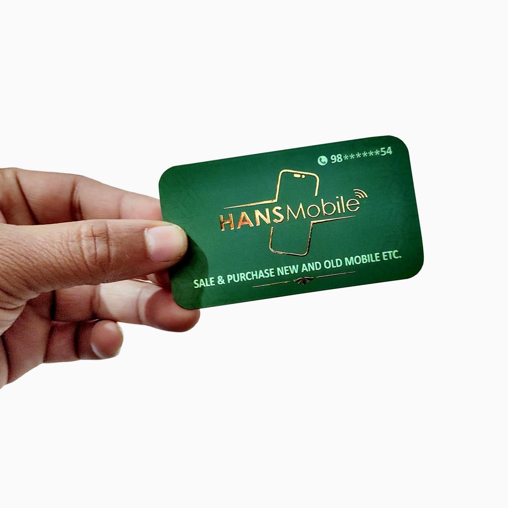 Buy Gold Foil with Die Cut 800GSM Visiting Card 500 Pcs. | Armaan