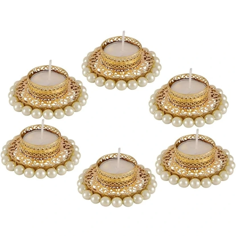 Crafonic Tealight candles set (Pack of 6)