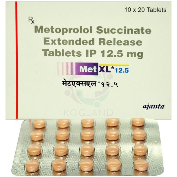 Buy Met XL 12.5 Tablet | 1 Strip of 20 Tablets | Davai Adda