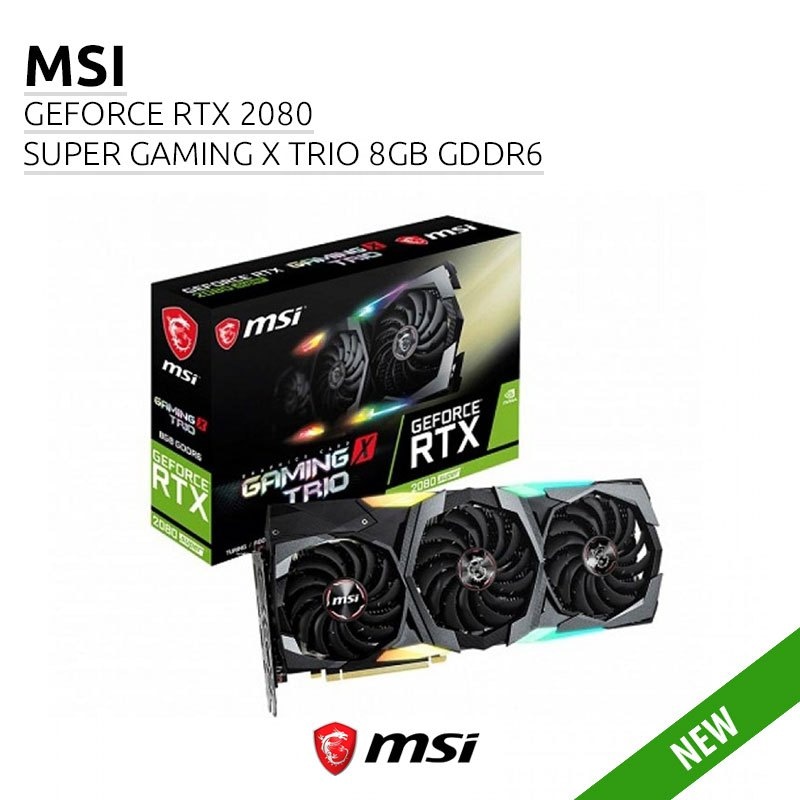 Buy Msi Geforce Rtx 2080 Super Gaming X Trio 8gb Gddr6 Graphic 