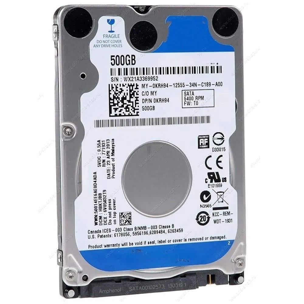 500GB Seagate/WD/Toshiba (Renewed) Hard disk Laptop 2.5