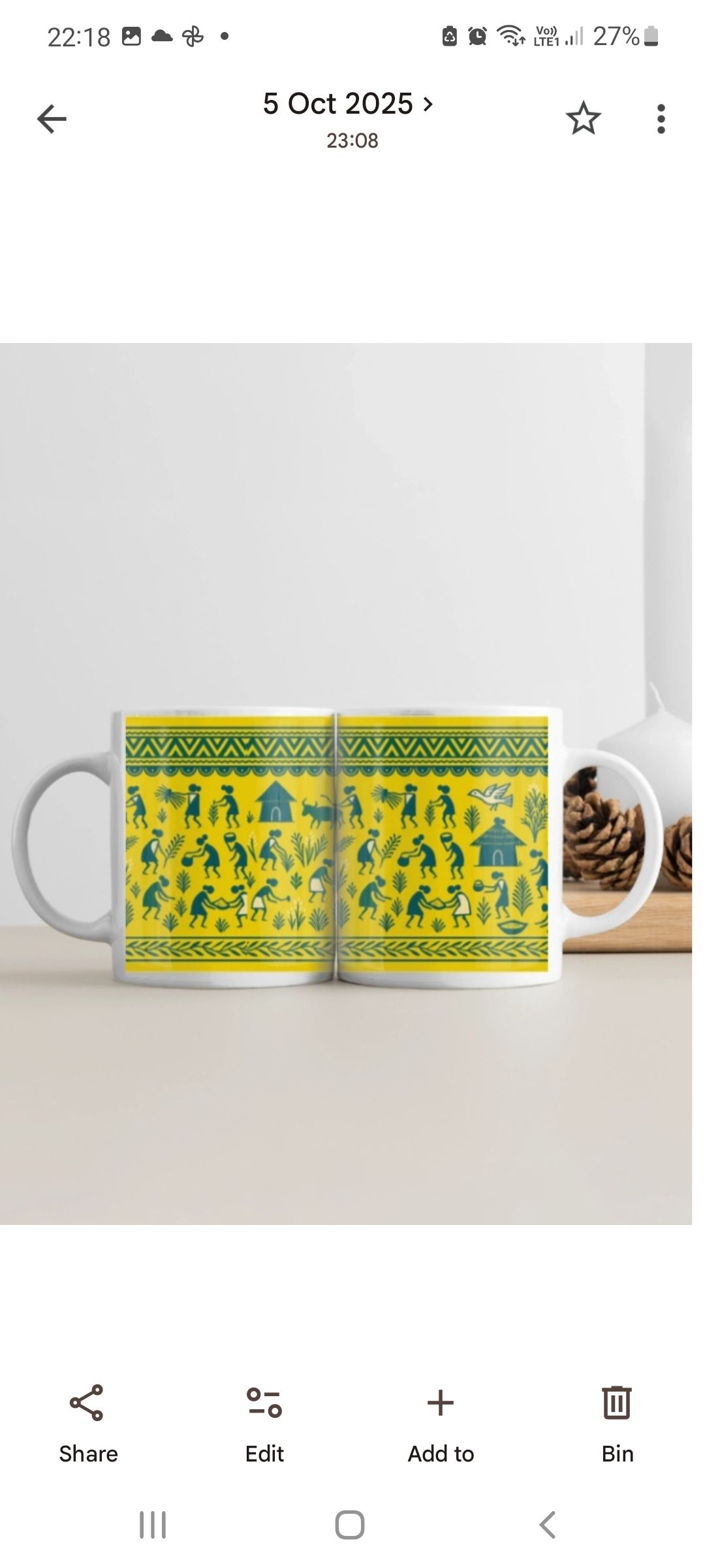 Vasudha Mugs ( Set of 2)– Gaatha Village Vibes Collection