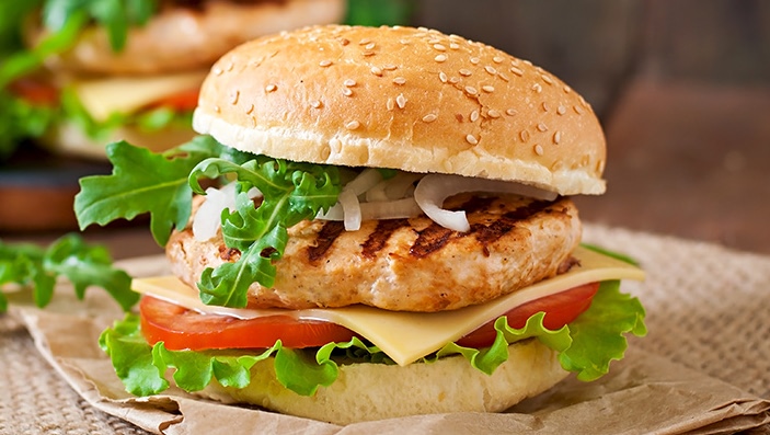 Buy Chicken Cheese Burger | Breezy Bites