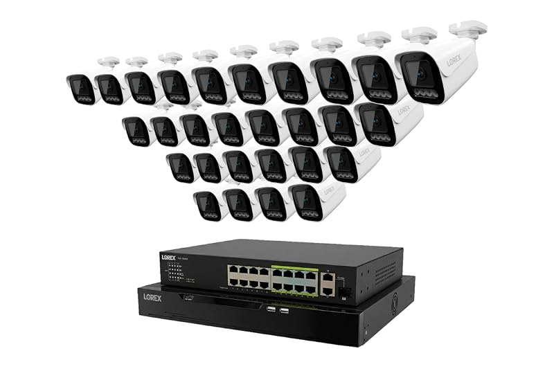 32-Channel 4K Wired NVR System