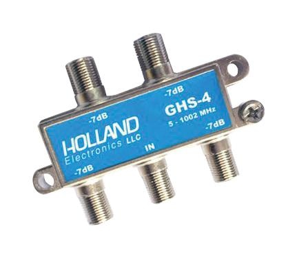 Splitter 4-Way 5-1000 MHz
